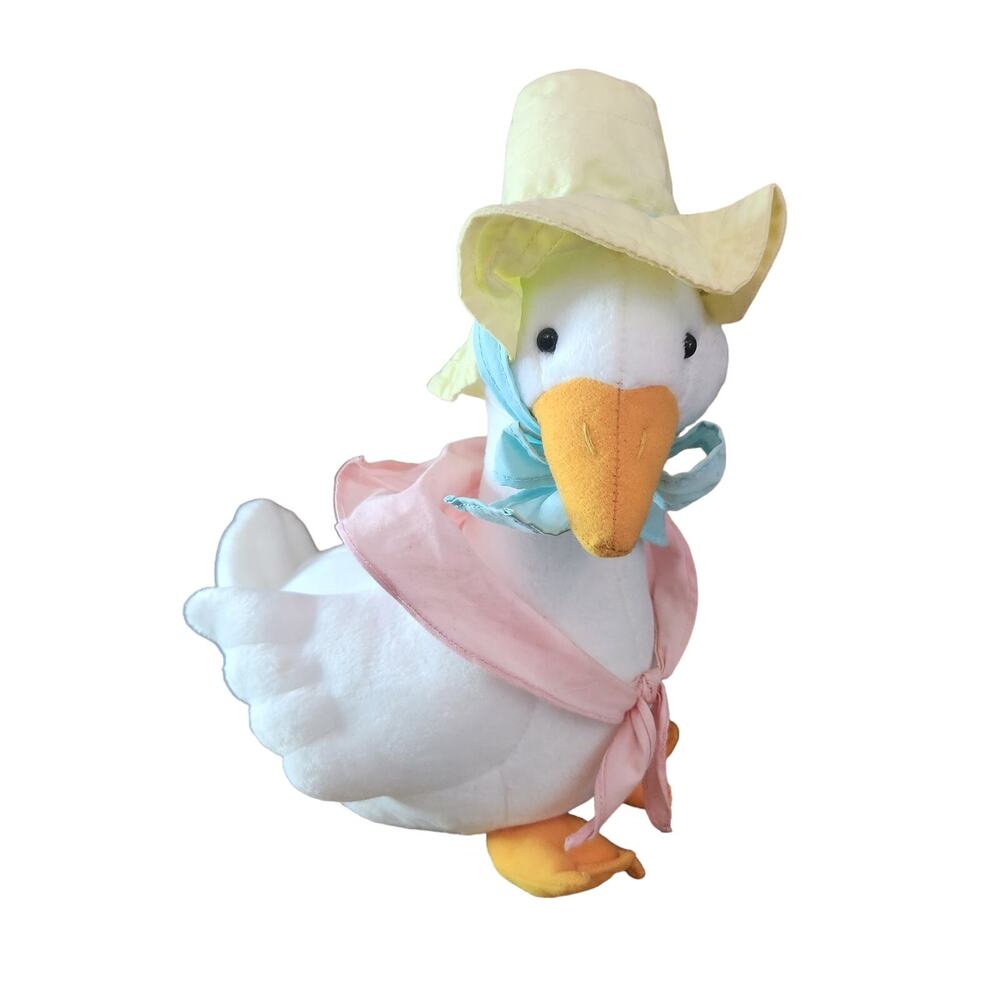 Vintage Plush Mother Goose Nursery Rhymes Fairy Tale Friends Stuffed Animal Toy